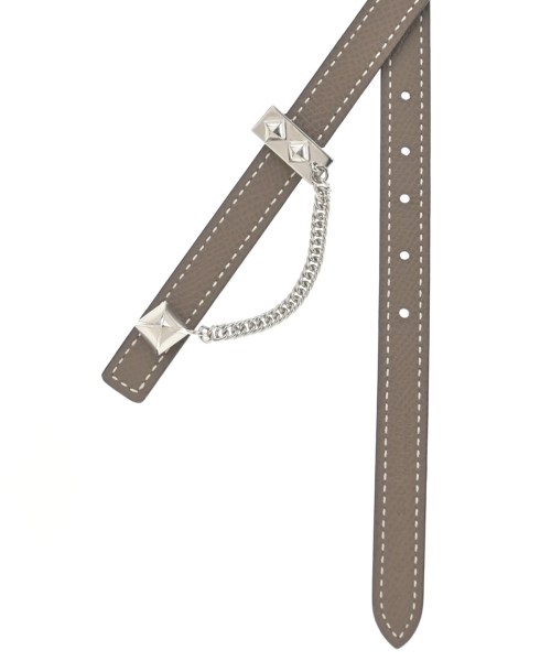 HERMES（エルメス）ベルト グレー サイズ:75 レディース/2200629152113