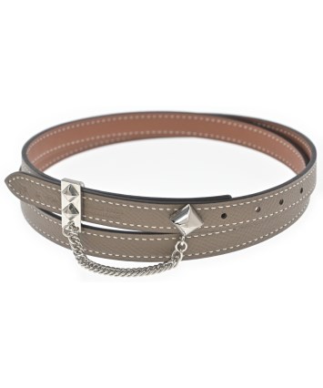 HERMES（エルメス）ベルト グレー サイズ:75 レディース/2200629152113