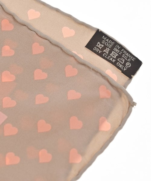 HERMES（エルメス）バンダナ・スカーフ ピンク サイズ:45 レディース/2200629563032