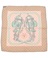 HERMES（エルメス）バンダナ・スカーフ ピンク サイズ:45 レディース/2200629563032