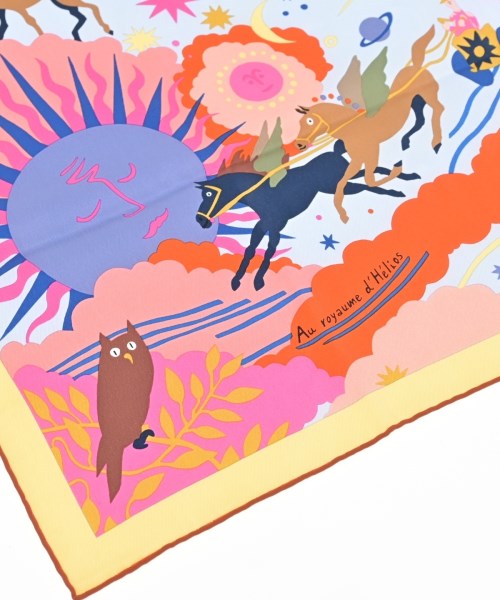 HERMES（エルメス）バンダナ・スカーフ その他（柄物・カラフル） サイズ:70 レディース/2200629896079