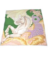 HERMES（エルメス）バンダナ・スカーフ 紺 サイズ:90 レディース/2200629896086