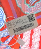 HERMES（エルメス）バンダナ・スカーフ 赤 サイズ:90 レディース/2200629896109