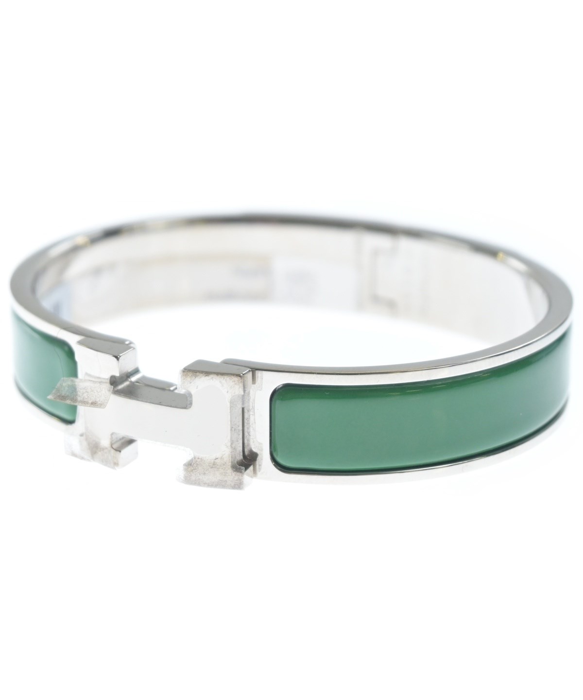 HERMES バングル・緑 HERMES（エルメス）ブレスレット・バングル 緑 サイズ:- レディース