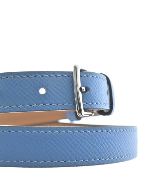 HERMES（エルメス）ベルト 青 サイズ:75 レディース/2200629896147