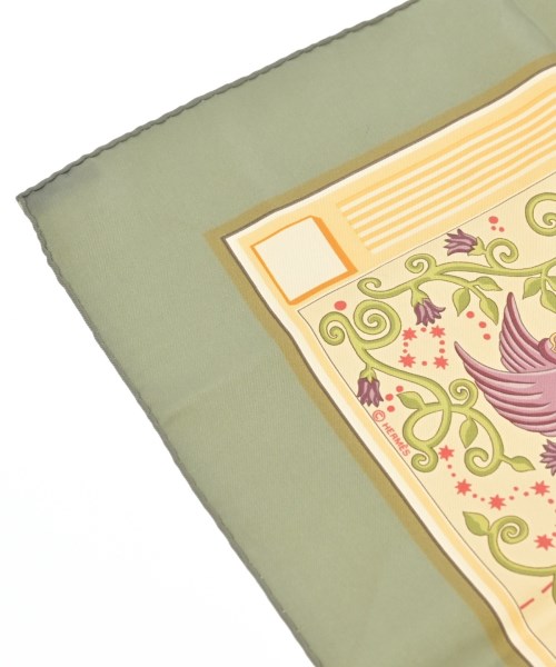 HERMES（エルメス）バンダナ・スカーフ 緑 サイズ:90 レディース/2200619171230