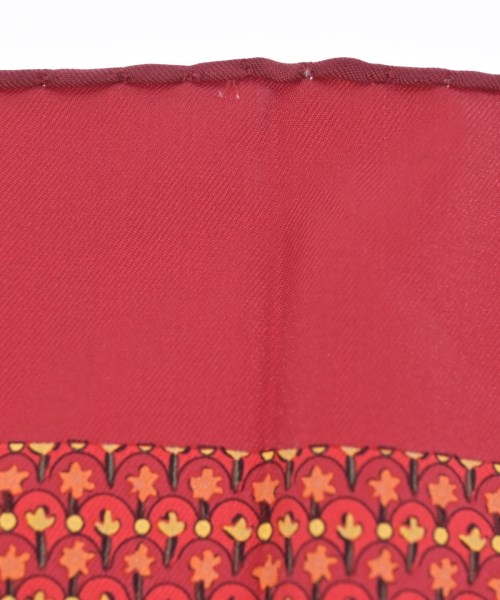 HERMES（エルメス）バンダナ・スカーフ 赤 サイズ:45 レディース/2200630271025