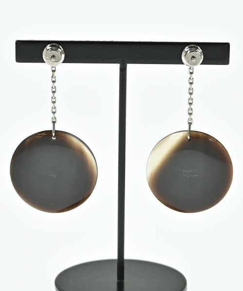 HERMES（エルメス）ピアス 茶 サイズ:- レディース/2200631355151