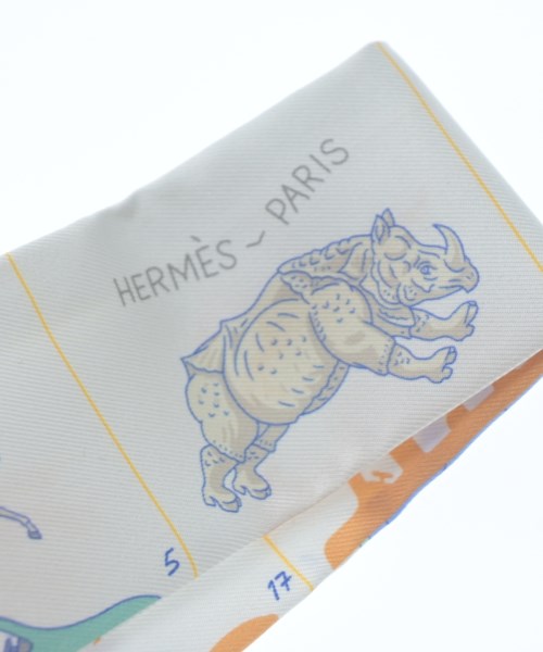 HERMES（エルメス）バンダナ・スカーフ 白 サイズ:- レディース/2200628213587