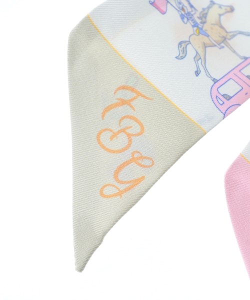 HERMES（エルメス）バンダナ・スカーフ 白 サイズ:- レディース/2200628213587