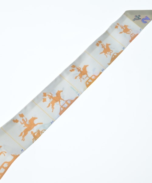 HERMES（エルメス）バンダナ・スカーフ 白 サイズ:- レディース/2200628213587