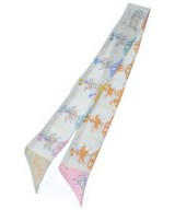 HERMES（エルメス）バンダナ・スカーフ 白 サイズ:- レディース/2200628213587