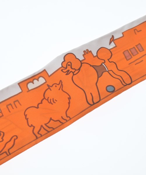 HERMES（エルメス）バンダナ・スカーフ オレンジ サイズ:- レディース/2200628213594