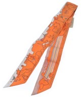 HERMES（エルメス）バンダナ・スカーフ オレンジ サイズ:- レディース/2200628213594