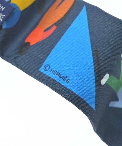 HERMES（エルメス）バンダナ・スカーフ 紺 サイズ:- レディース/2200628213617