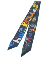 HERMES（エルメス）バンダナ・スカーフ 紺 サイズ:- レディース/2200628213617