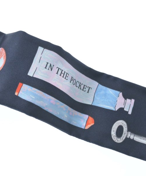 HERMES（エルメス）バンダナ・スカーフ 紺 サイズ:- レディース/2200628213624