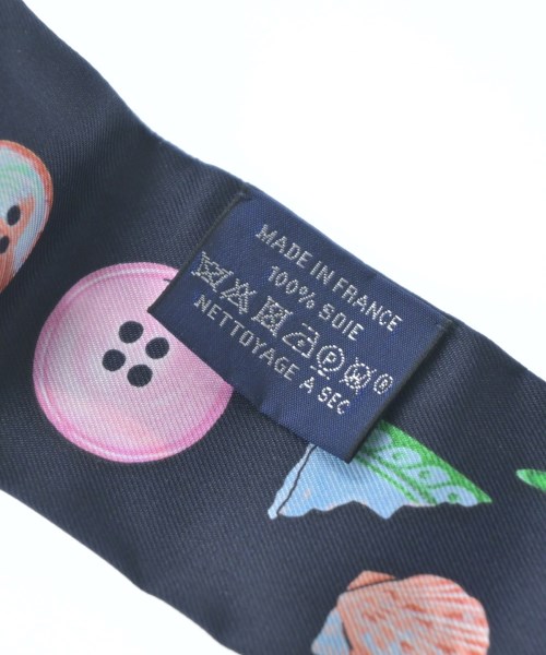 HERMES（エルメス）バンダナ・スカーフ 紺 サイズ:- レディース/2200628213624