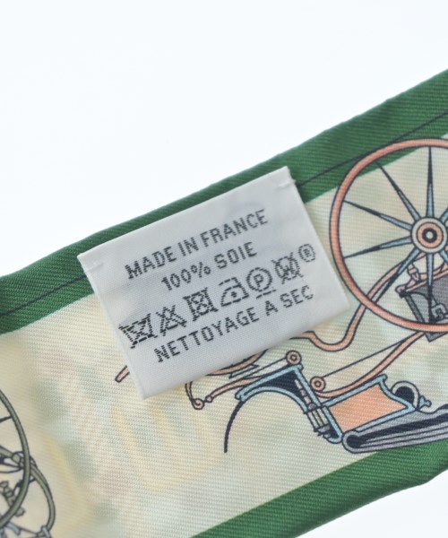 HERMES（エルメス）バンダナ・スカーフ 緑 サイズ:- レディース/2200628213648