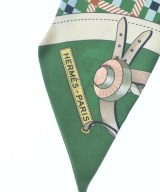 HERMES（エルメス）バンダナ・スカーフ 緑 サイズ:- レディース/2200628213648