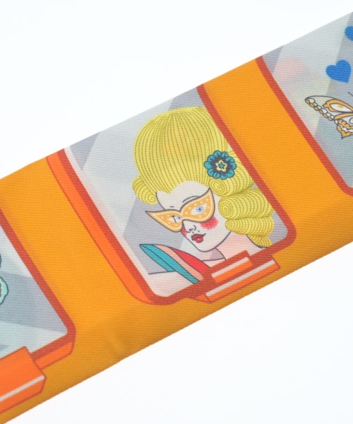 HERMES（エルメス）バンダナ・スカーフ オレンジ サイズ:- レディース/2200628213686