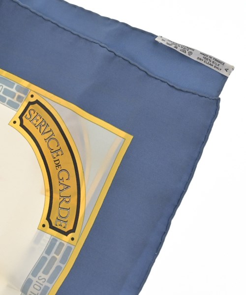 HERMES（エルメス）バンダナ・スカーフ グレー サイズ:90 レディース/2200633429423