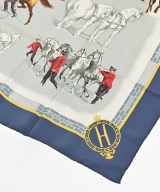 HERMES（エルメス）バンダナ・スカーフ グレー サイズ:90 レディース/2200633429423