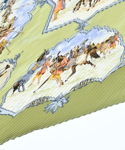 HERMES（エルメス）バンダナ・スカーフ 緑 サイズ:- レディース/2200633429430