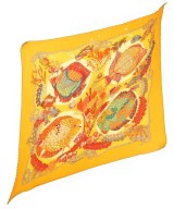 HERMES（エルメス）バンダナ・スカーフ 黄 サイズ:- レディース/2200633429454