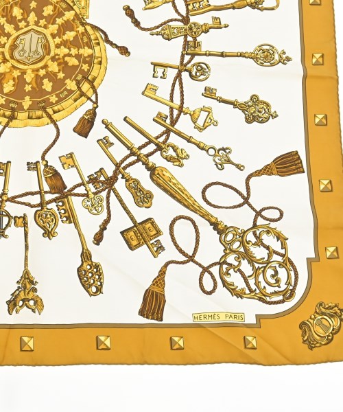 HERMES（エルメス）バンダナ・スカーフ 黄 サイズ:- レディース/2200609812860