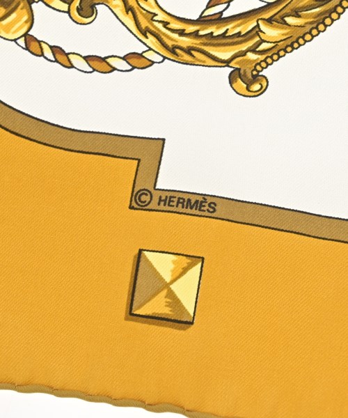 HERMES（エルメス）バンダナ・スカーフ 黄 サイズ:- レディース/2200609812860
