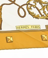 HERMES（エルメス）バンダナ・スカーフ 黄 サイズ:- レディース/2200609812860