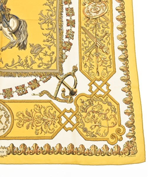 HERMES（エルメス）バンダナ・スカーフ 黄 サイズ:- レディース/2200609812877