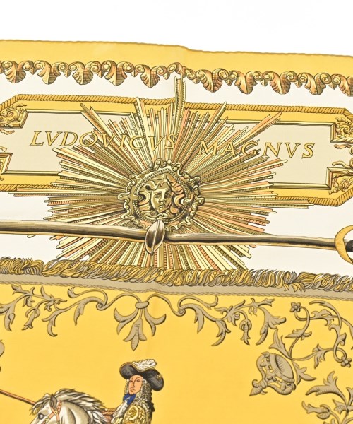 HERMES（エルメス）バンダナ・スカーフ 黄 サイズ:- レディース/2200609812877