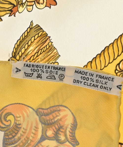 HERMES（エルメス）バンダナ・スカーフ 黄 サイズ:- レディース/2200609812877