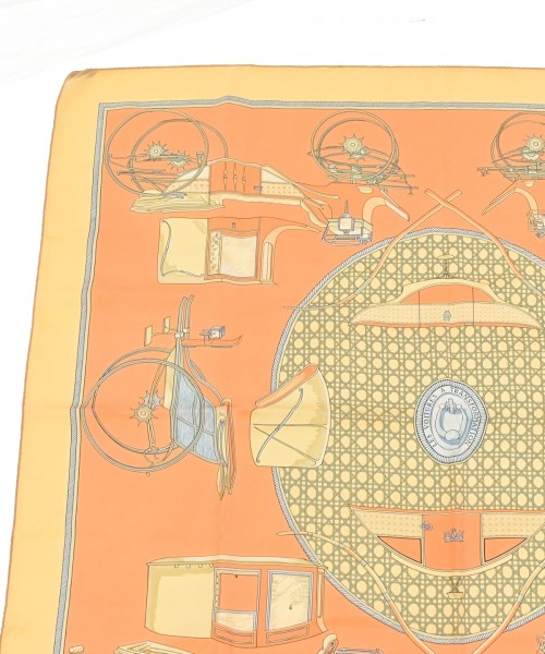 HERMES（エルメス）バンダナ・スカーフ オレンジ サイズ:- レディース/2200609812884