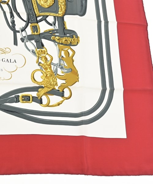 HERMES（エルメス）バンダナ・スカーフ 赤 サイズ:- レディース/2200609813065