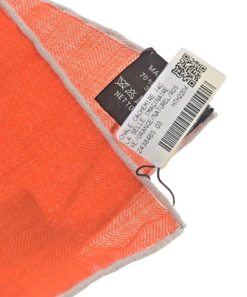 HERMES（エルメス）バンダナ・スカーフ 赤 サイズ:140 レディース/2200611120083