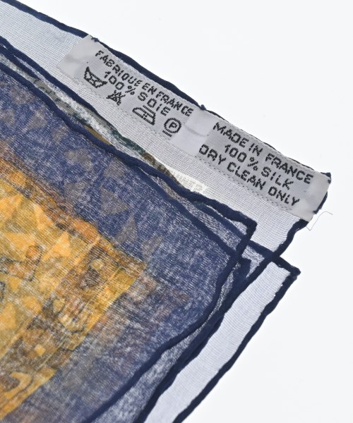 HERMES（エルメス）バンダナ・スカーフ 青 サイズ:45 レディース/2200611125033