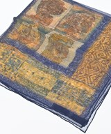 HERMES（エルメス）バンダナ・スカーフ 青 サイズ:45 レディース/2200611125033