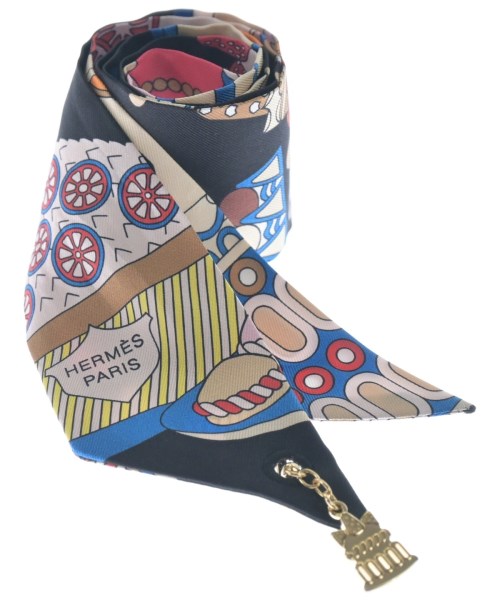 HERMES（エルメス）バンダナ・スカーフ 黒 サイズ:- レディース/2200612271029