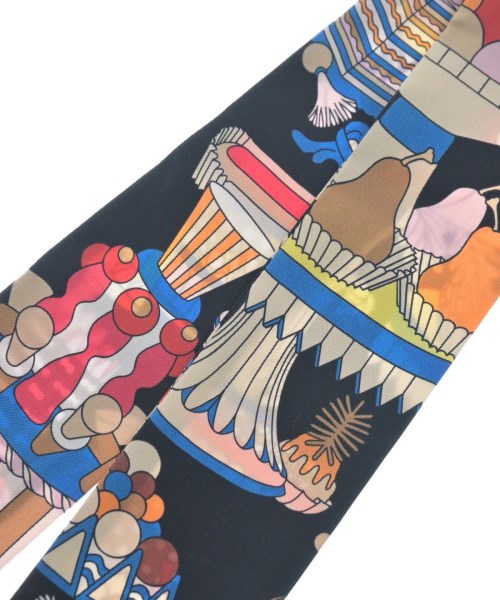 HERMES（エルメス）バンダナ・スカーフ 黒 サイズ:- レディース/2200612271029