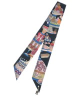HERMES（エルメス）バンダナ・スカーフ 黒 サイズ:- レディース/2200612271029