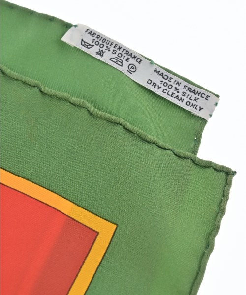 HERMES（エルメス）バンダナ・スカーフ 緑 サイズ:90 レディース/2200612287600