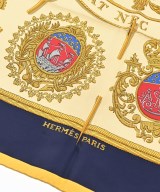 HERMES（エルメス）バンダナ・スカーフ 黄 サイズ:90 レディース/2200612287686