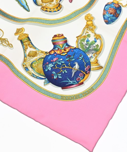 HERMES（エルメス）バンダナ・スカーフ 白 サイズ:90 レディース/2200612287709