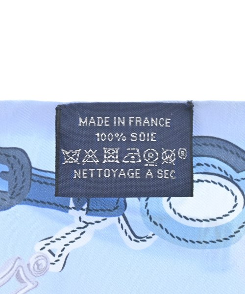HERMES（エルメス）バンダナ・スカーフ 青 サイズ:- レディース/2200610942068