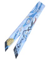 HERMES（エルメス）バンダナ・スカーフ 青 サイズ:- レディース/2200610942068