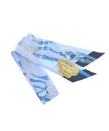 HERMES（エルメス）バンダナ・スカーフ 青 サイズ:- レディース/2200610942068