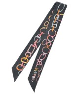 HERMES（エルメス）バンダナ・スカーフ 黒 サイズ:- レディース/2200610942075